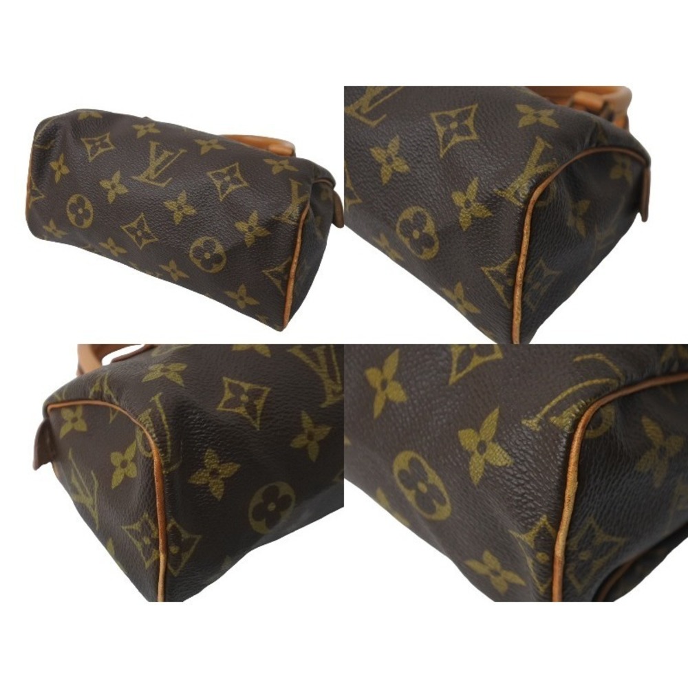 Louis Vuitton Mini Speedy Handbag Monogram Brown - Picture 8 of 9